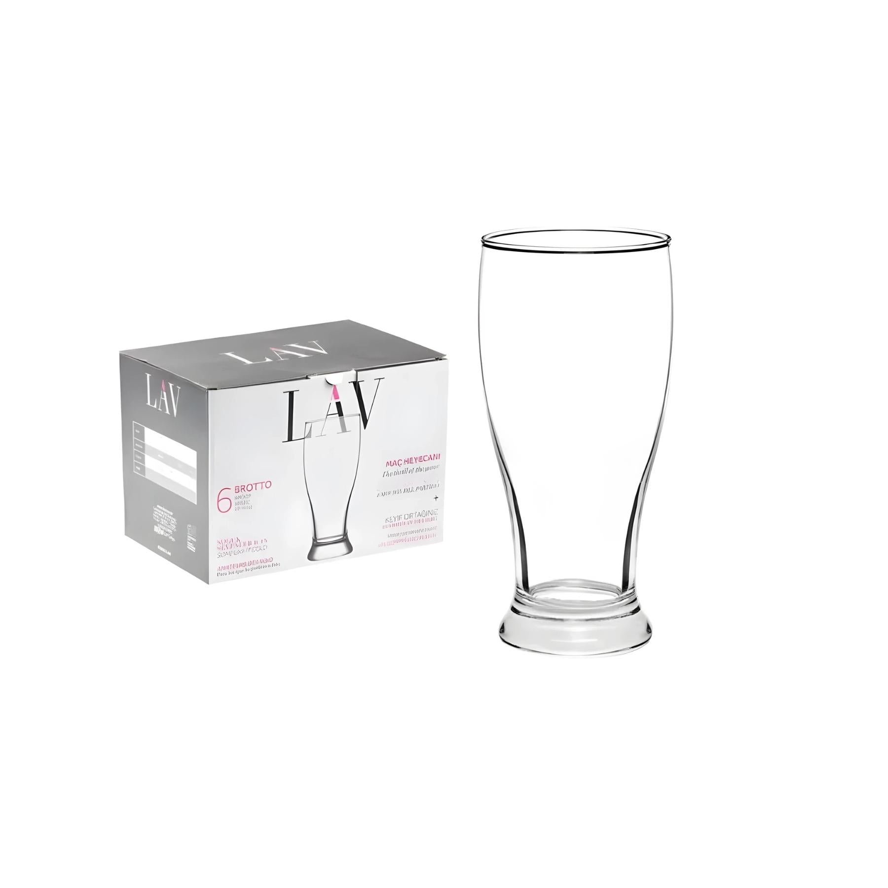 Beer Pilsner Glass — 19.25 oz — Set of 6