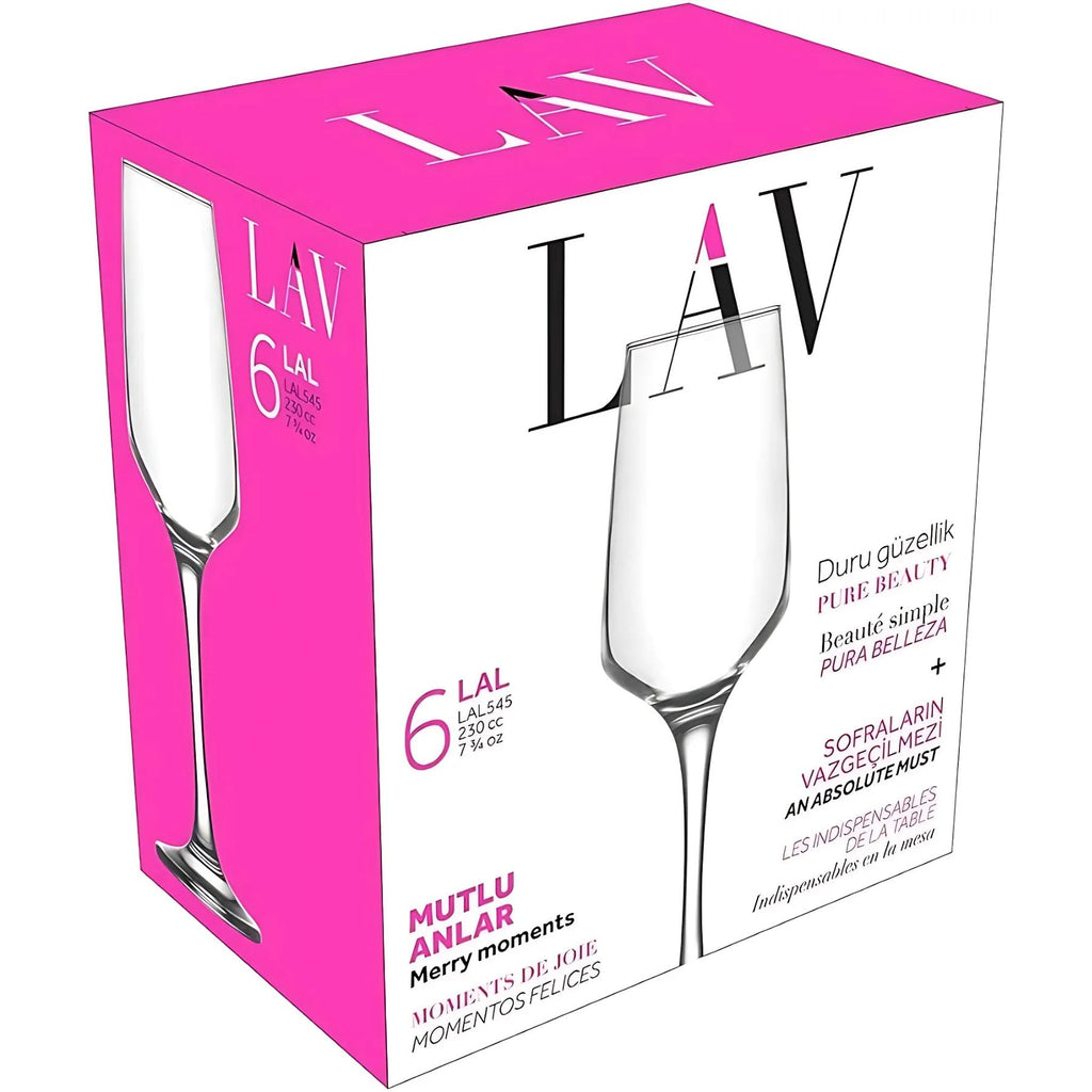 Champagne Flute — 7.75 oz — Set of 6