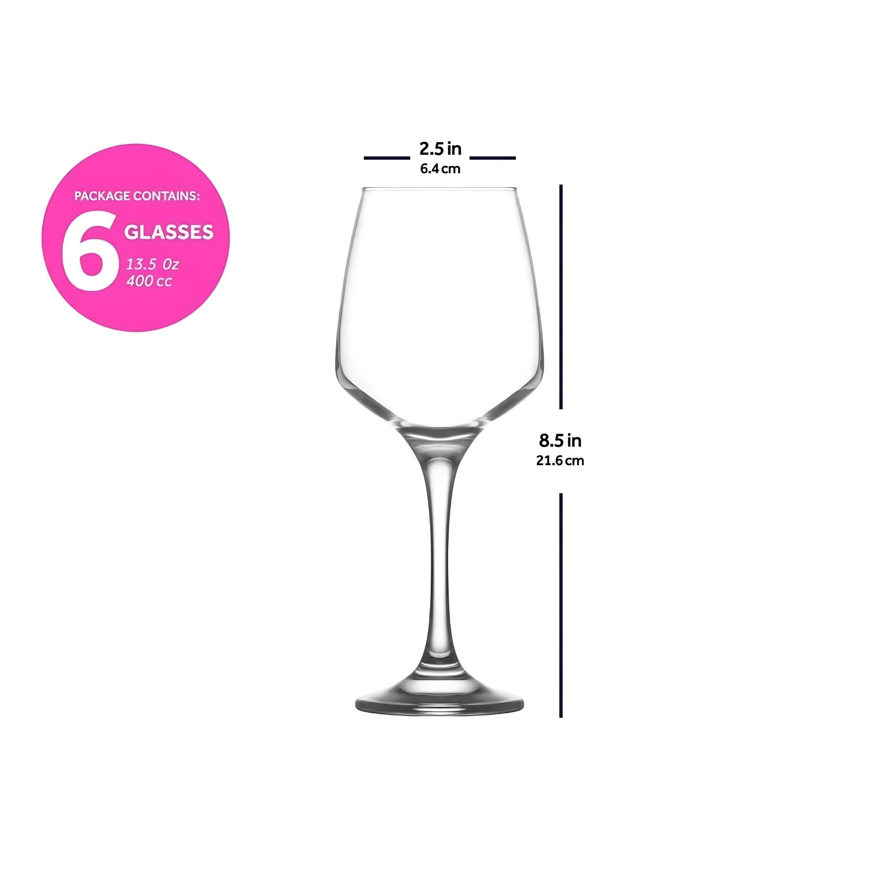 Wine Glass — 13.5 oz — Set of 6