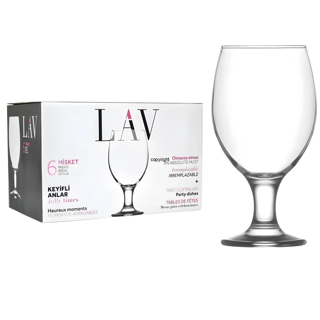 Beer Glass — 13.5 oz — Set of 6
