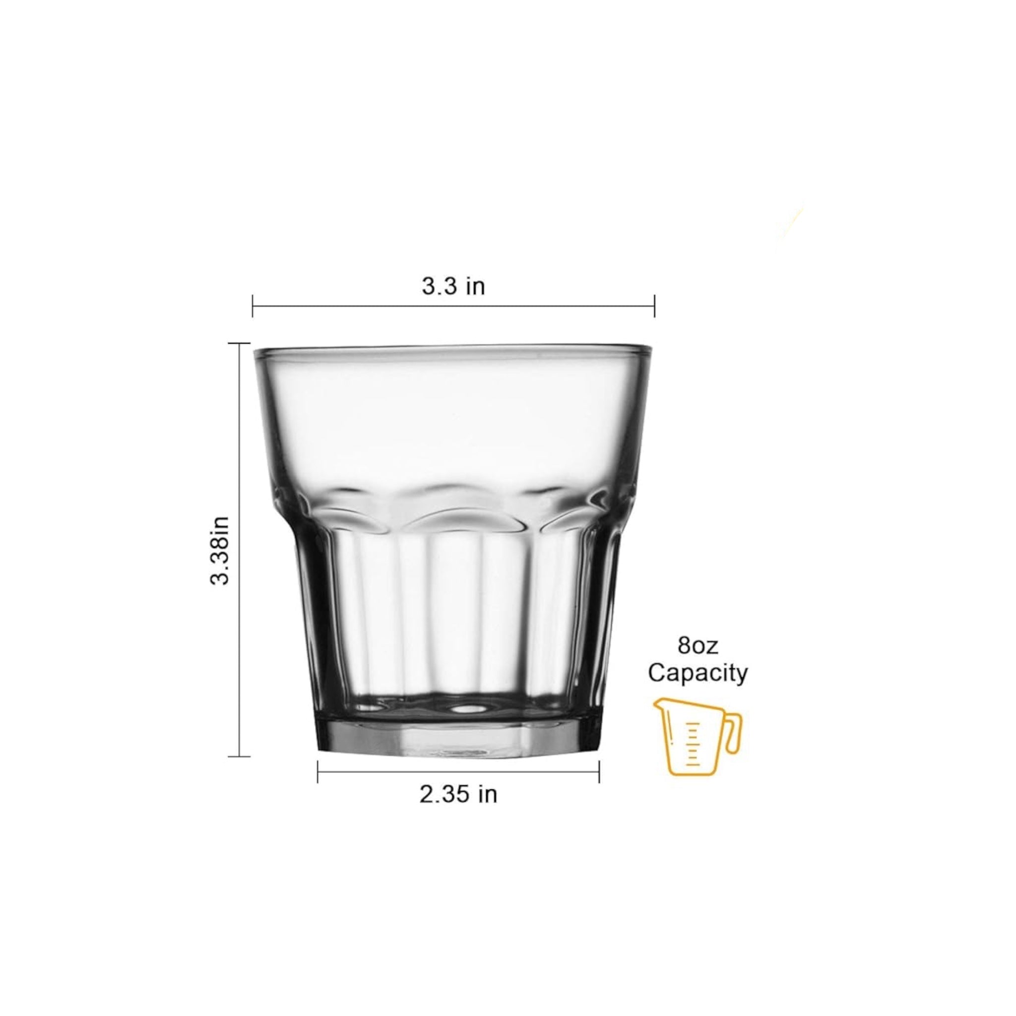 Rocks Glass — 8.4 oz — Set of 6