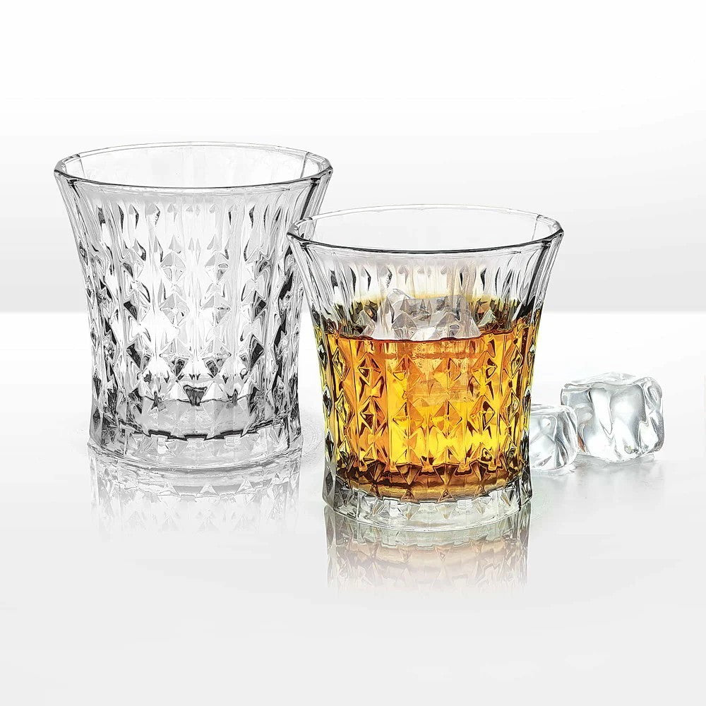 Lady Diamond Whiskey Glass — 8.8 oz — Set of 6